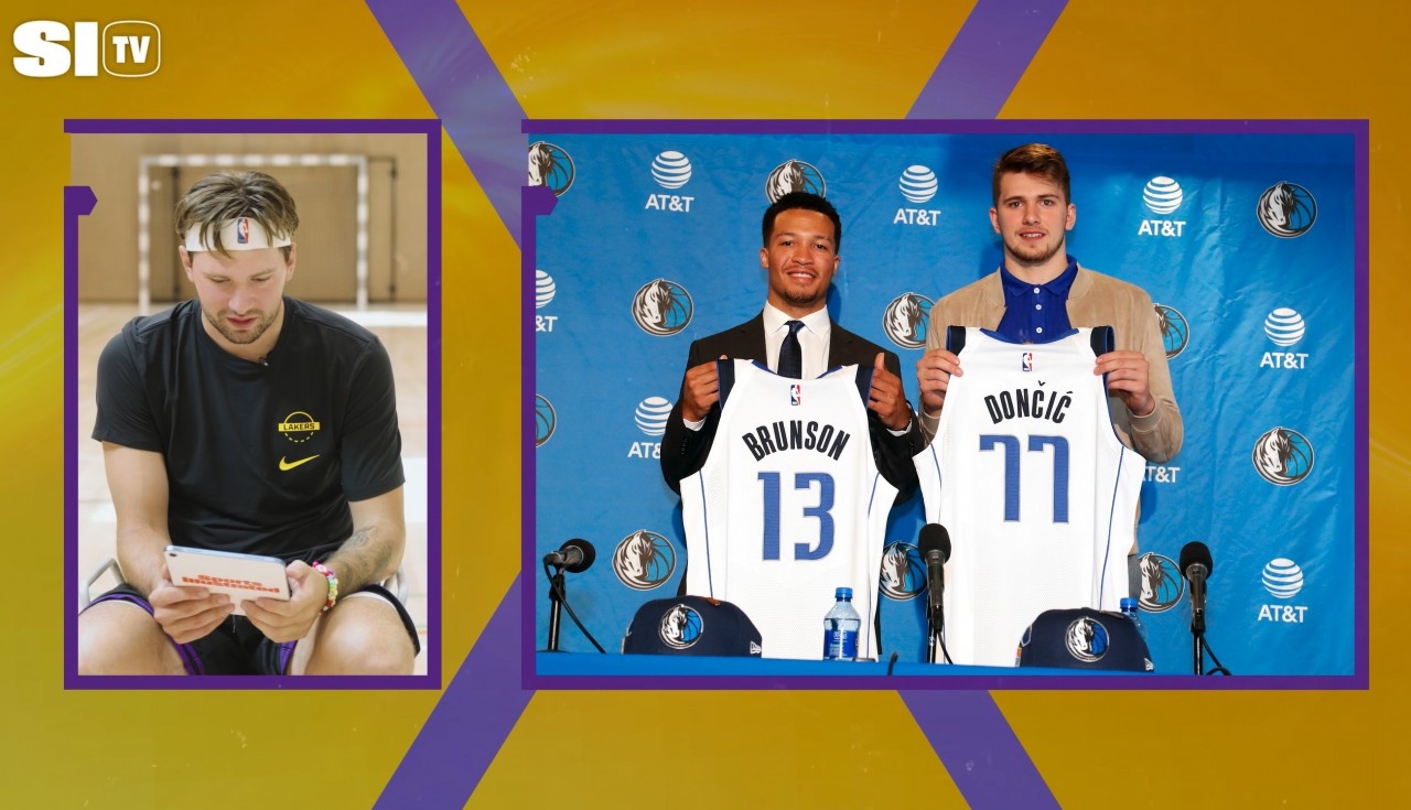 东契奇:刚进NBA布伦森喜欢中投 我们都还在了解自己是怎样的球员 东契奇:刚进NBA布伦森喜欢中投 我们都还在了解自己是怎样的球员